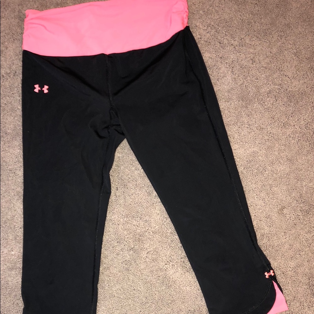under armour cropped leggings